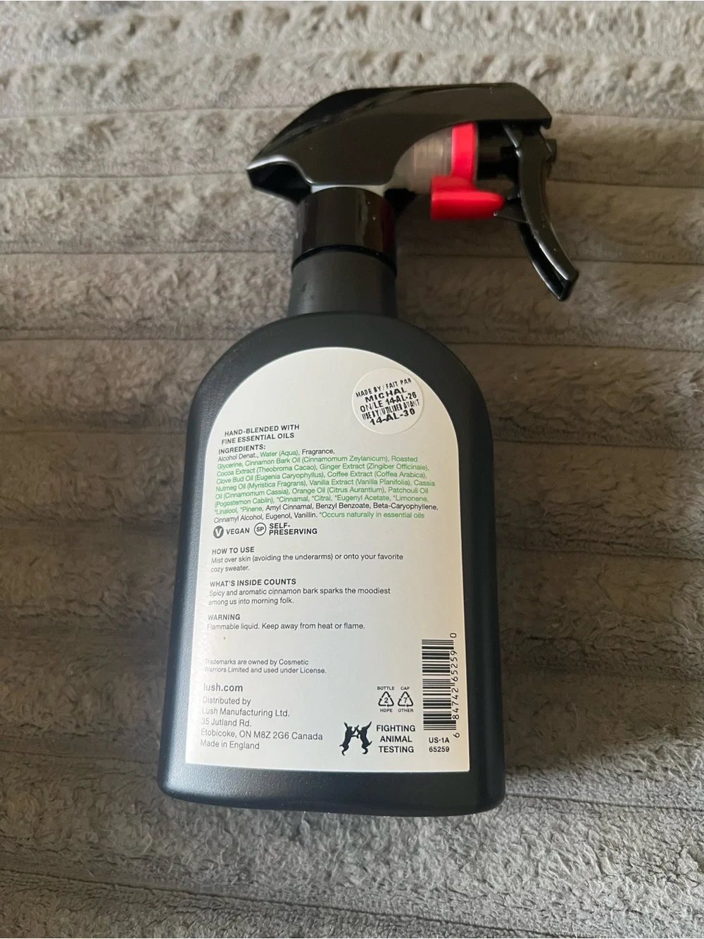 Lush Limited Edition Cinnamon Spiced Latte Body Spray 6.7 Oz Fall 26 BRAND NEW